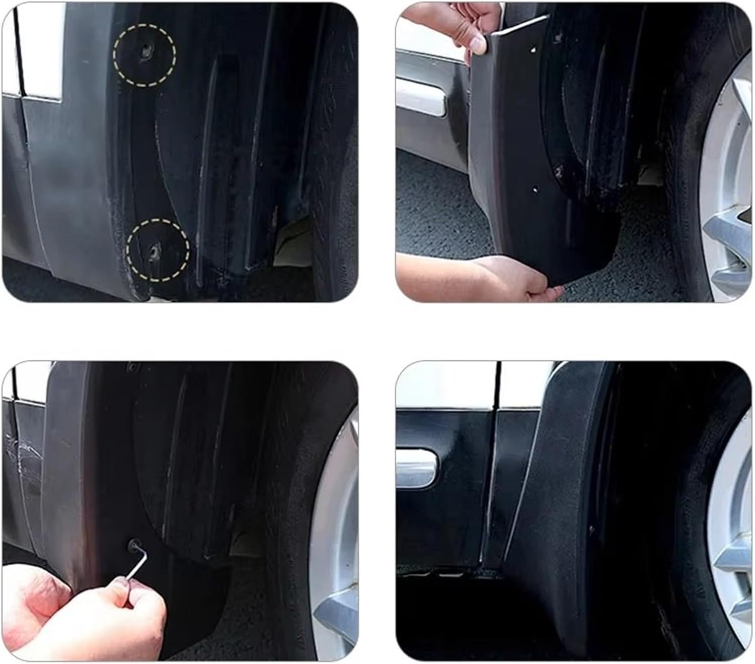 mudflaps for Chery for TIGGO 4 2025 Mudguards Mud Flaps Splash Guards Fender Front Rear Wheels Car Accessories