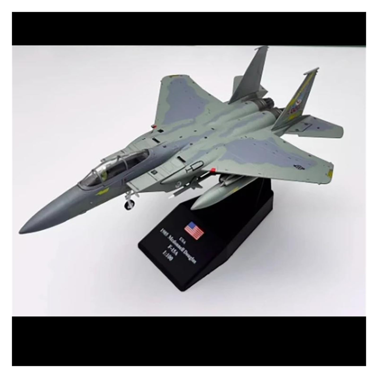 Modello di Aeroplano Metallo 1: 100 Per (versione Dipinta) F-15 AMetalFighter Modello Aereo Militare Pre-costruito Pressofuso Ornamenti Statici Giocattoli Hobby