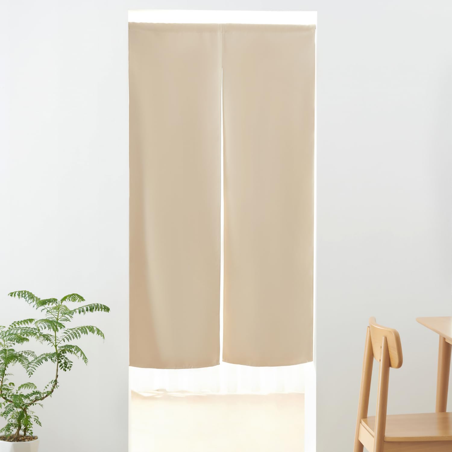 Kumori Blackout Noren 99.99% Light Block Room Divider Curtain Washable