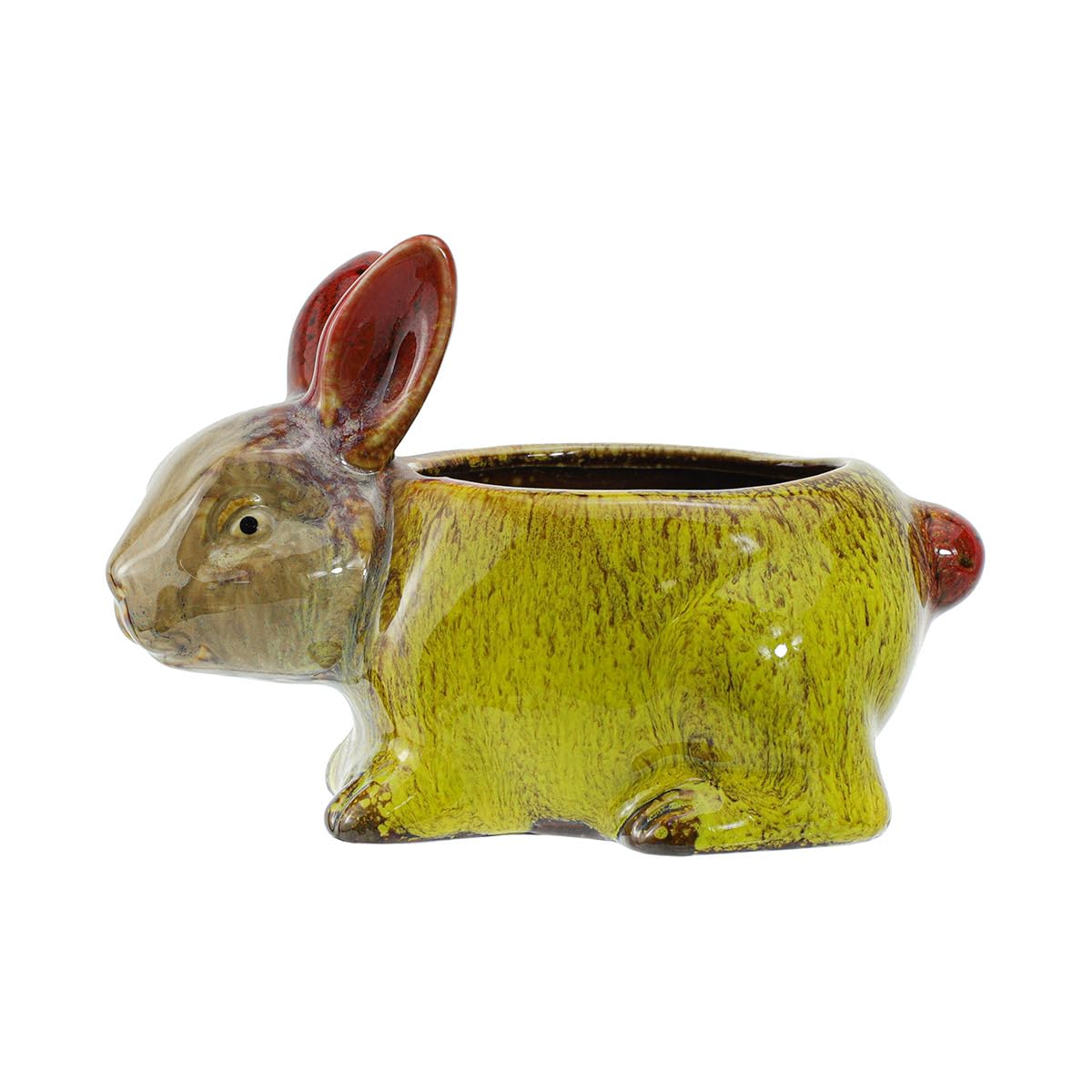 WAIT FLY Ceramic Rabbit Planter
