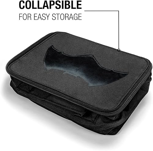 Miniatura 4 de LOGOVISION Lonchera con logotipo de Batman de la Liga de la Justicia, con aislamiento y lados suaves, bolsa de almuerzo reutilizable para trabajo