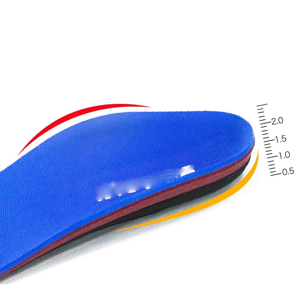 EDDGE Solette for Scarpe Plantari Plantari Inserto Ortopedico Piedi Piatti lievi/moderati Soletta Plantare Fascite al Tallone Uomo Donna (Size : 270mm)