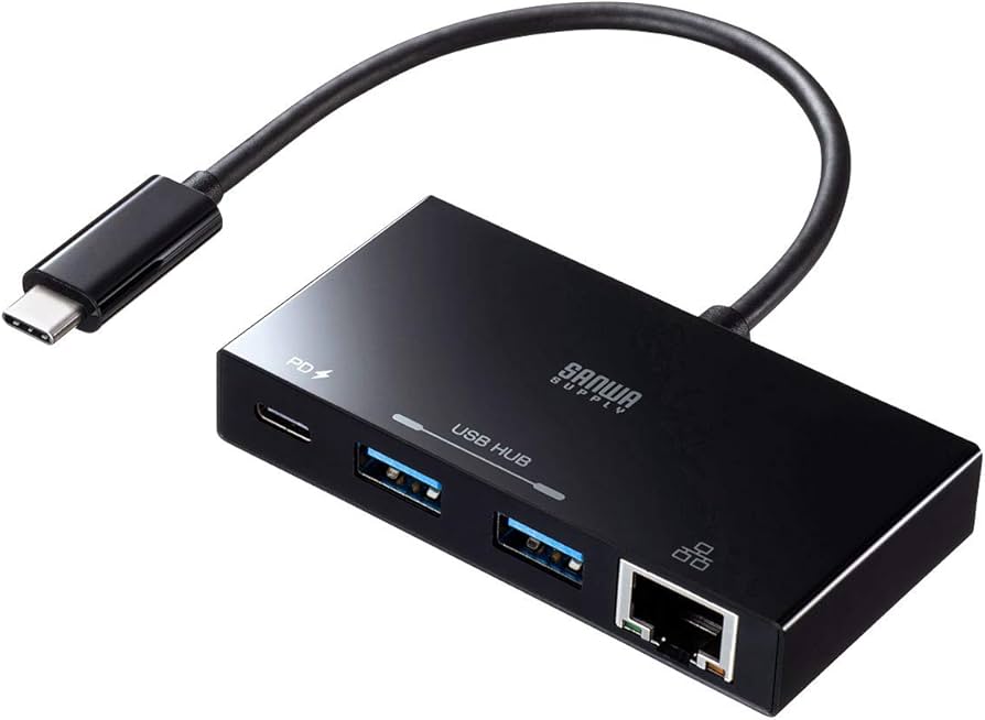 Amazon.co.jp: サンワサプライ(Sanwa Supply) USB Type-Cハブ LAN