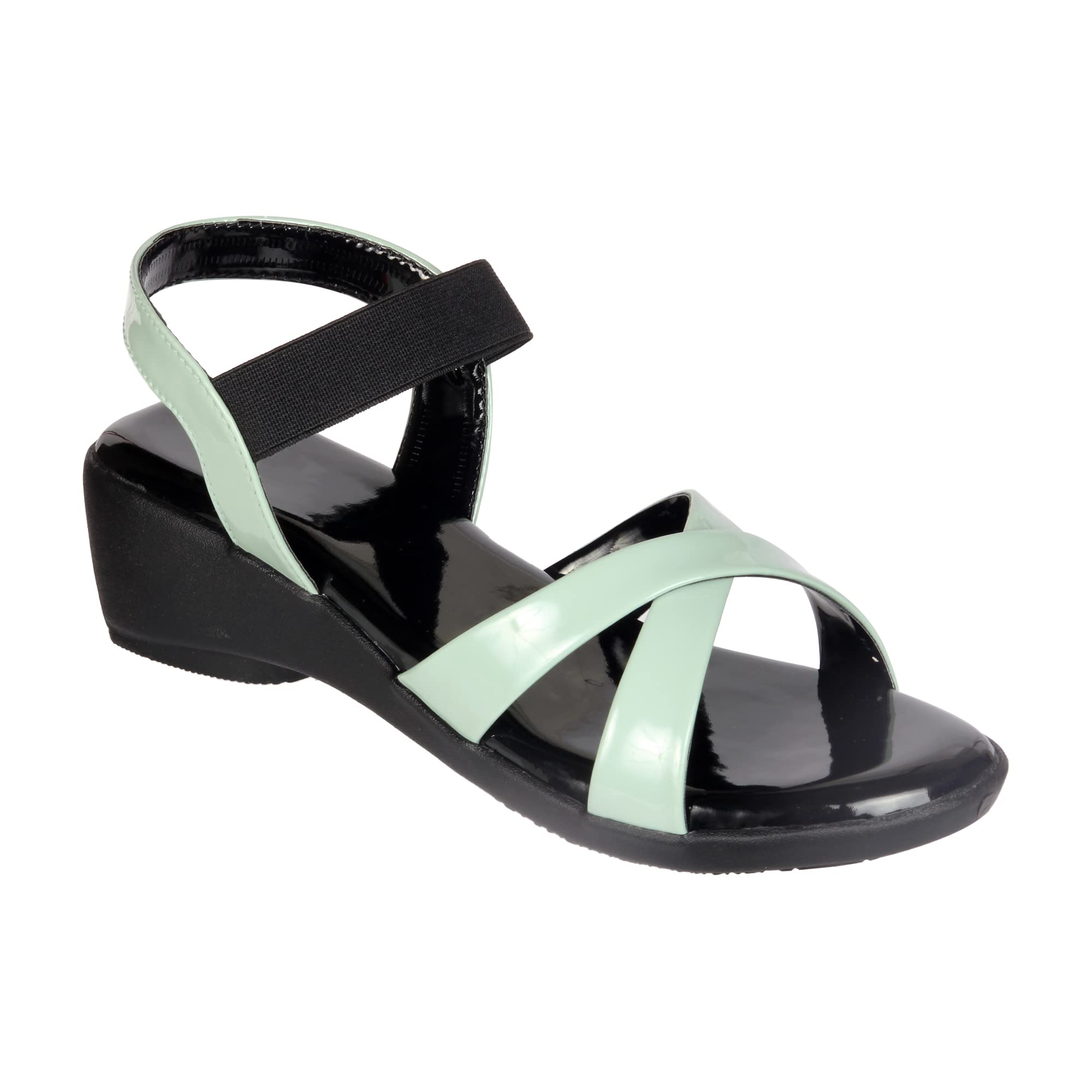 Footstreet Footwear Sandal for Women & Girls latest Block Heels_2inch (C.green, numeric_7) (B0B6589QPZ) Amazon Price History, Amazon Price Tracker
