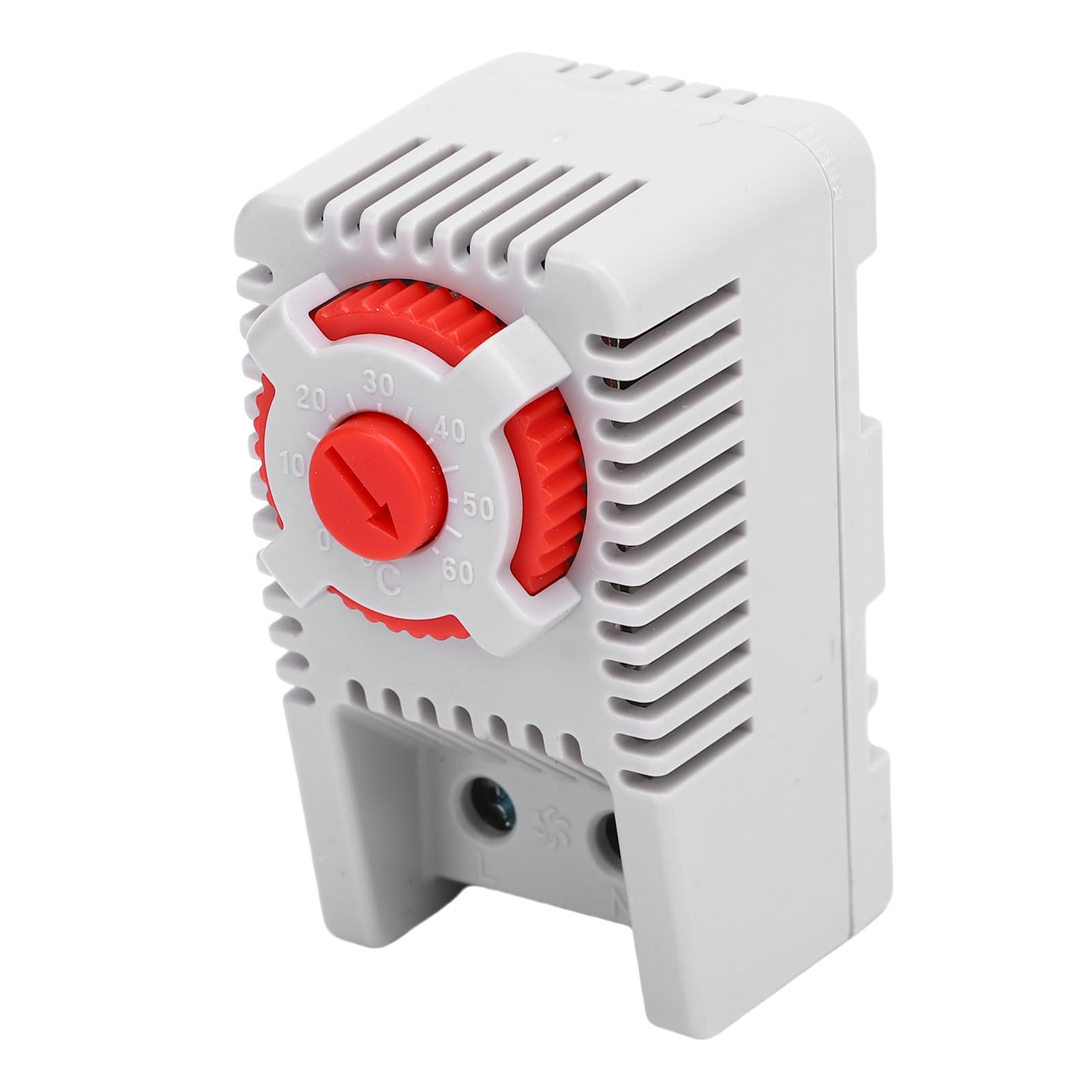 SEAFRONT Mechaniczny Kontroler Temperatury Termostatu NC 0-60 ℃ Płomienie Opóźniającego Komputer z Mocowaniem Szyny DIN do Sterowania Urządzeniami do Chłodzenia Ogrzewania