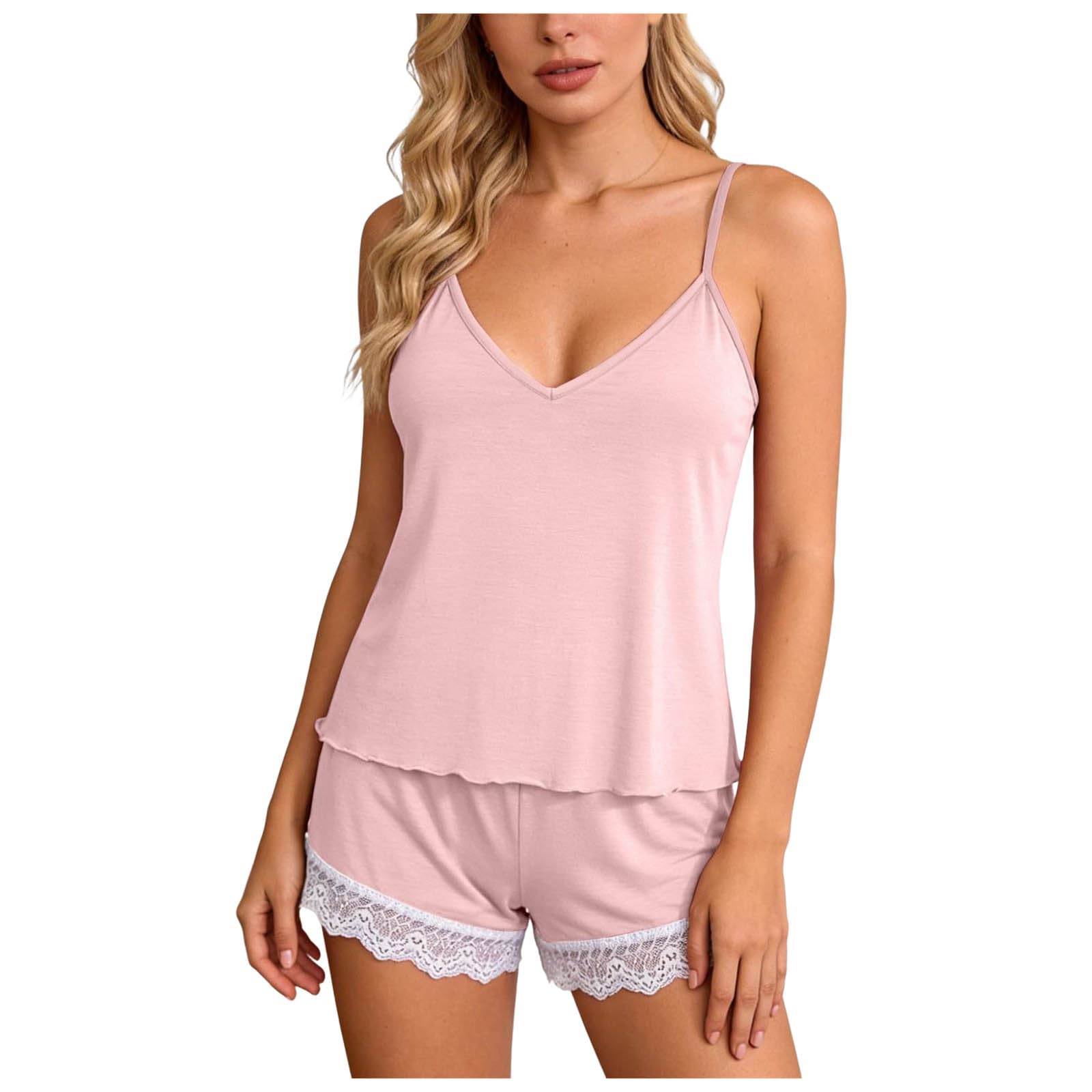 Pijama de satén para mujer transpirable que soluciona el calor 8