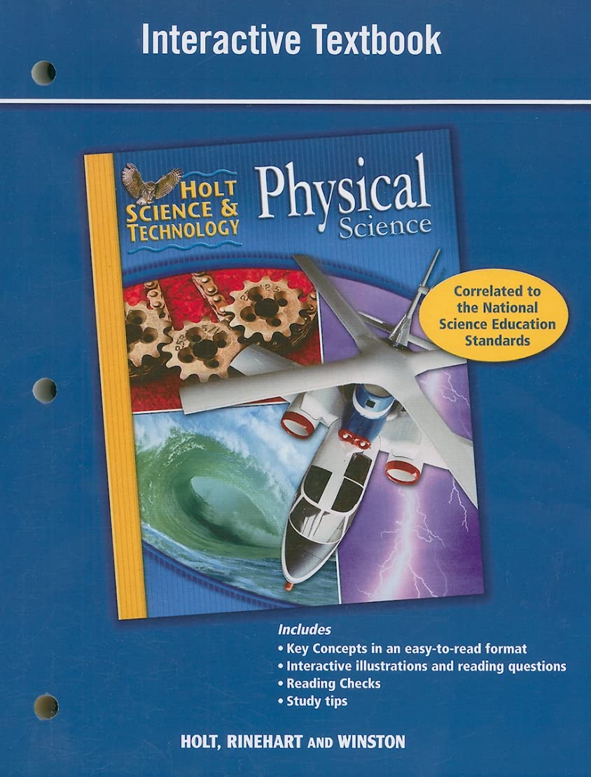 Physical Science, Grade 8 Interactive Textbook: Holt Science & Technology
