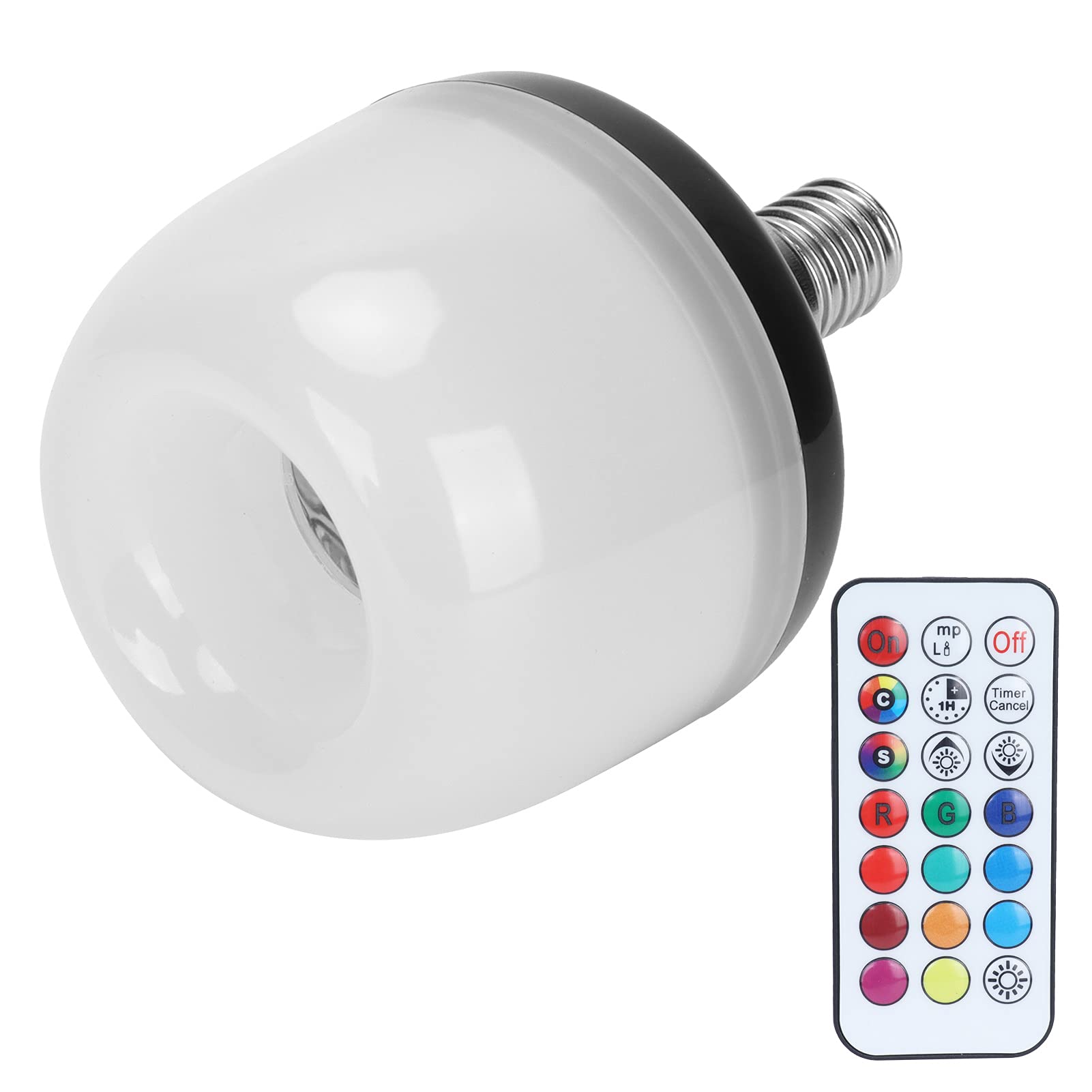 SpacnanaLight Bulb, 5W Color Changing Light Bulbs with Remote, E14 WiFi RGB+W Bulbs Multicolor Lights Bulb for Home Bar Party Bedroom 85-265V,Bulb, Light