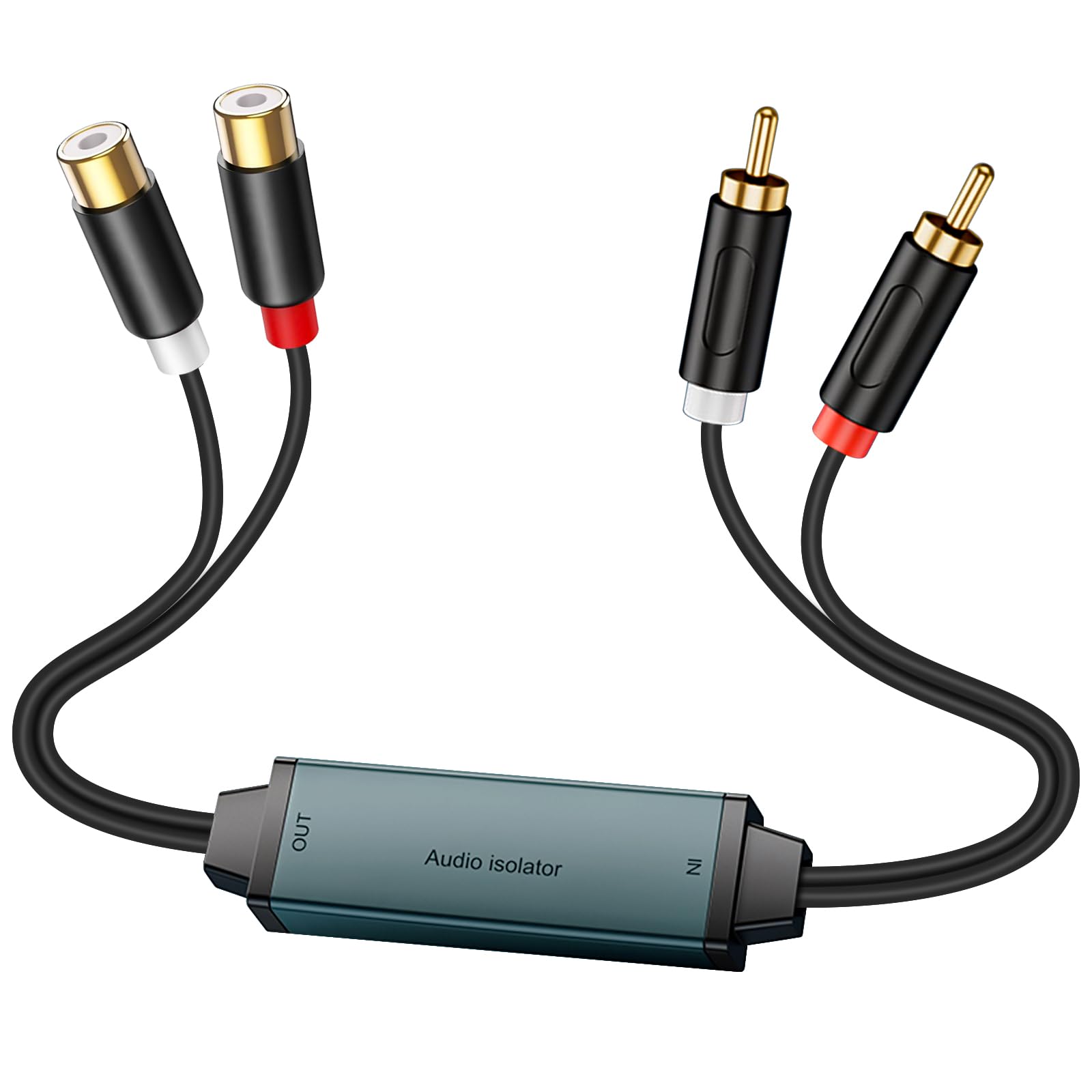 Ground Loop Isolator Rca Gold RCA Noise Filter - Ground Loop Hum ...