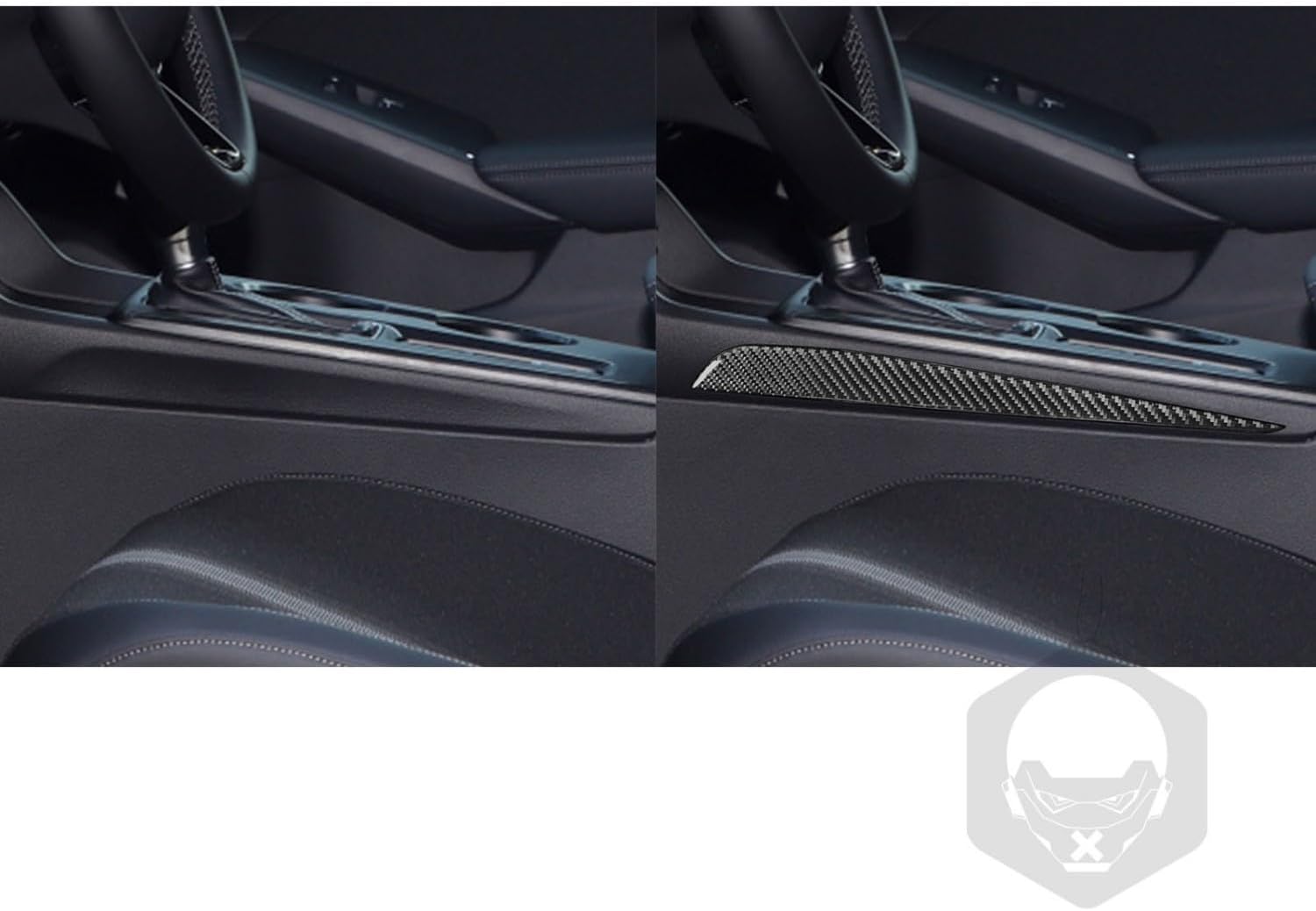 ホンダ シビック FL1 FL4型 11代目 2022~現行に対応 カーセンターコンソールギアシフトノブパネルカバー ガーニッシュ