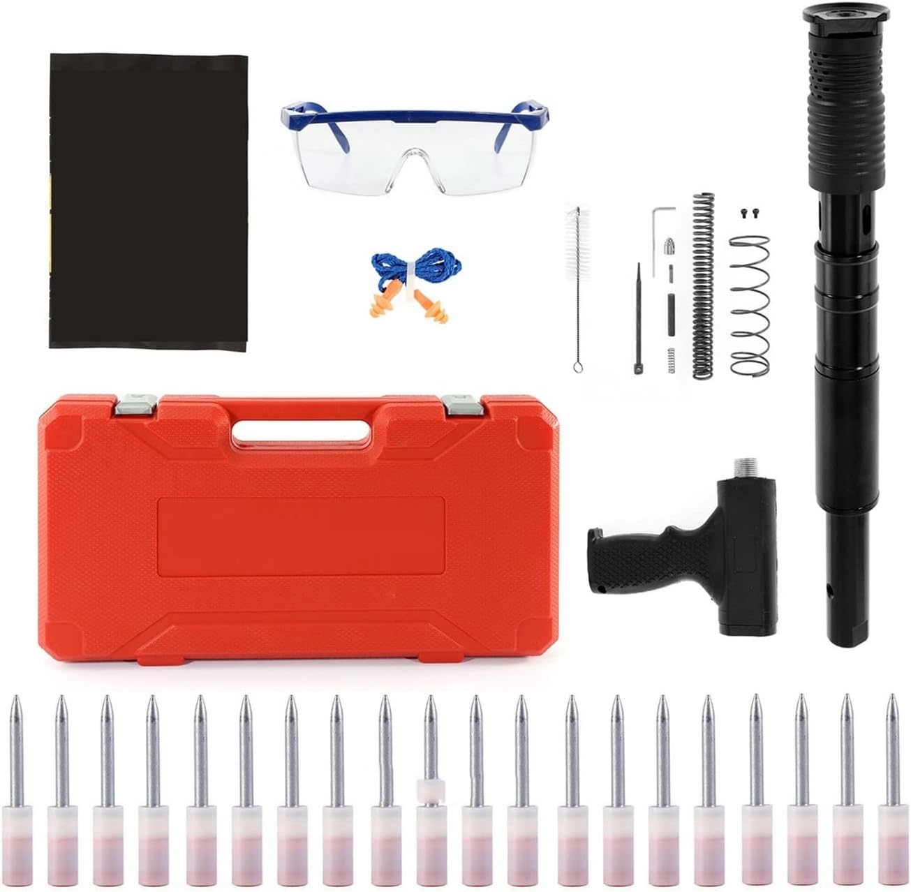 Pneumatic Nail Gun Combo Kit Mini Steel Nail Gun Rivet Gun Ceiling Wall