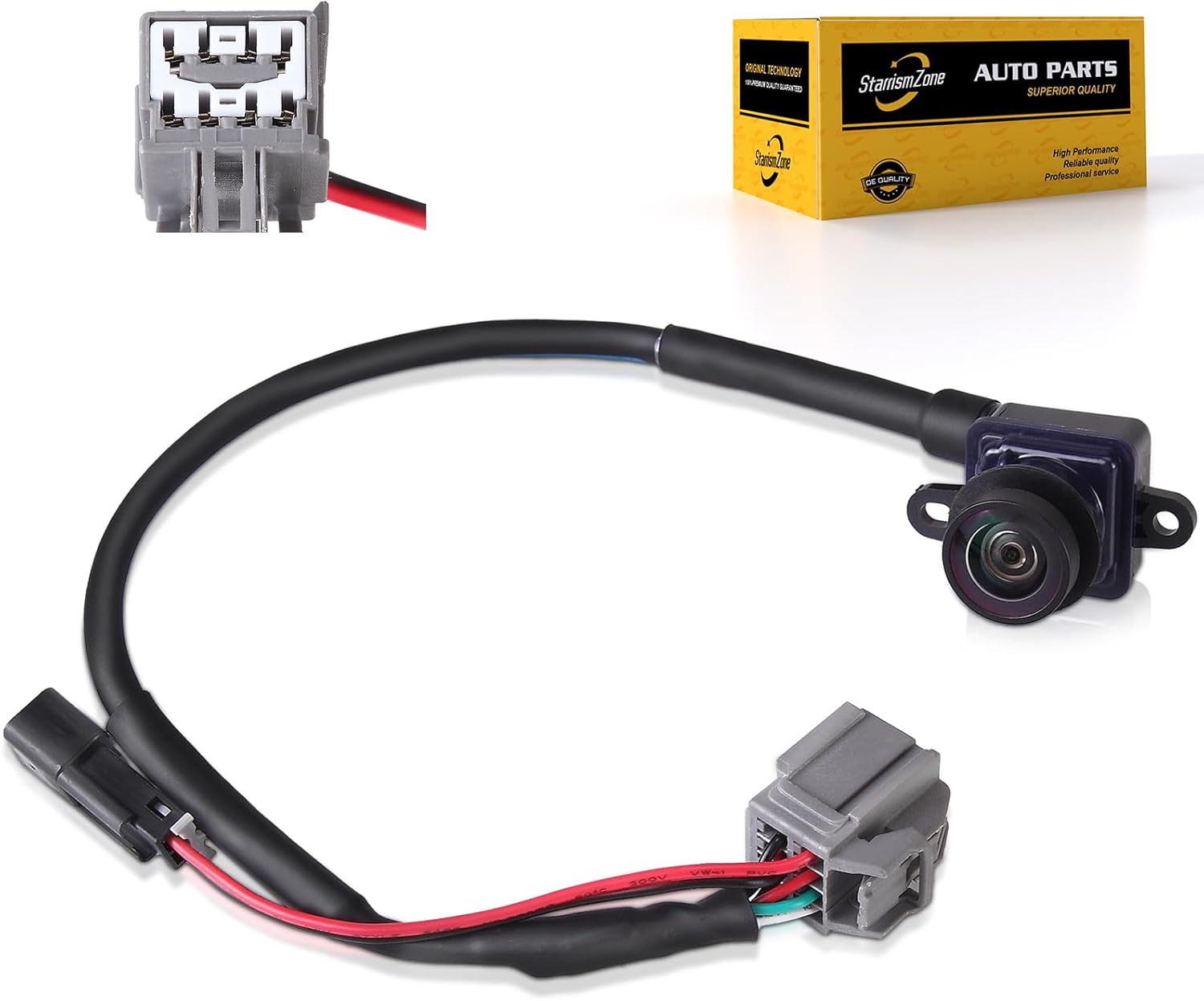 Backup Camera Compatible with Dodge: Journey 2011-2020 Replaces OE# 56054158AB 56054158AC Plug and Play-Rear View Reverse Parking Assist Back Up