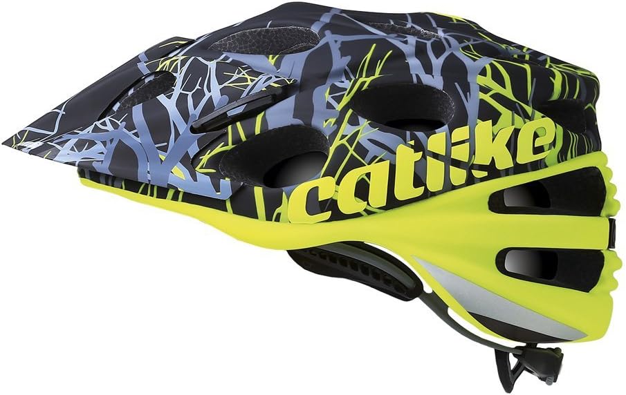 GlobalNiche® CATLIKE Leaf 2C Fluo Bike Helmet, Yellow Flouro, Medium