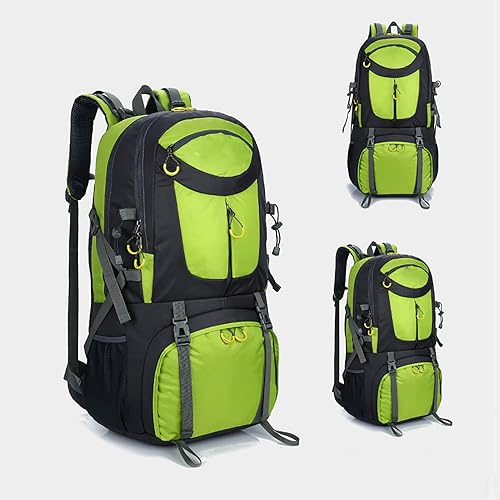 Miniatura 2 de Topyond Bolsa de montañismo impermeable de gran capacidad 50L, bolsa de senderismo al aire libre, adecuada para ocio y actividades al aire libre, 50L