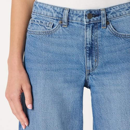 Amazon Essentials Women's Ultra Soft Mid-Rise Wide Leg Jean4