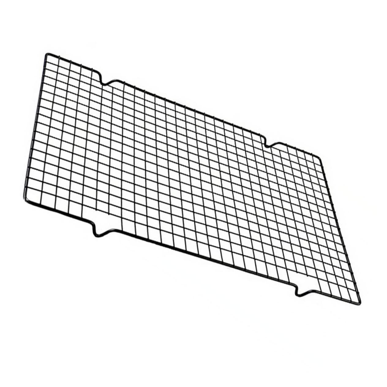 Milisten Outdoor Barbecue Net Rack Non Stick Grilling and Cooling Rack Durable Iron BBQ Accessory for Cakes Cookies More for Grilling Baking and Outdoor Events