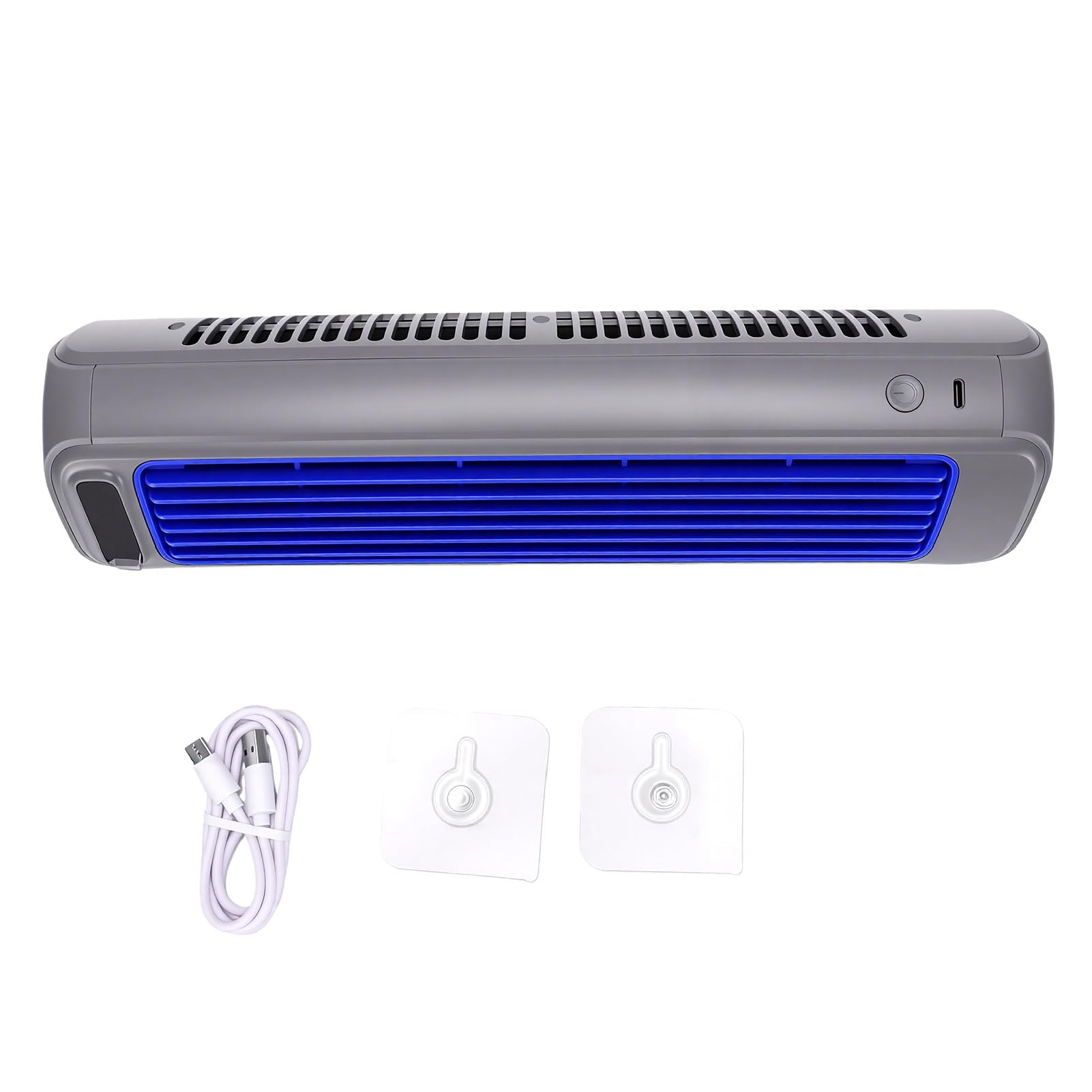 Fockety Ventilatore Circolatore D'Aria Portatile, Raffreddatore D'Aria da Tavolo Senza Lama a 3 velocità Motore Silenzioso a Levitazione Magnetica con Batteria da 2000 MAh, Ventola di