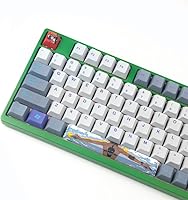 Vista 2 de Juego de 2 teclas, teclas de barra espaciadora de 6.25U y tecla ESC, 5 lados subtitulados PBT Cherry Profile DIY Keycaps para teclados mecánicos