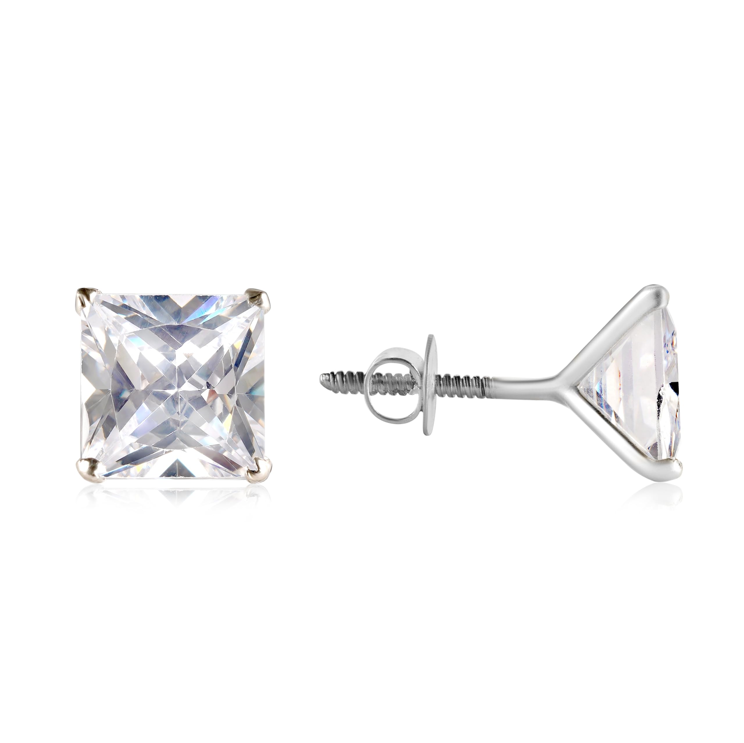 See full amazon price history chart for SJ SHUBHAM JEWELLERS™ 925-92.5 Sterling Silver Princess Cut Real Cubic Zirconia Fashion Stud Earrings For Men,Women,Children,Boys and Girls 9MM SJ SHUBHAM JEWELLERS™ 925-92.5 Sterling Silver Princess Cut Real Cubic Zirconia Fashion Stud Earrings For Men,Women,Children,Boys and Girls 9MM (B08KHZJ95K) Amazon Price History, Amazon Price Tracker
