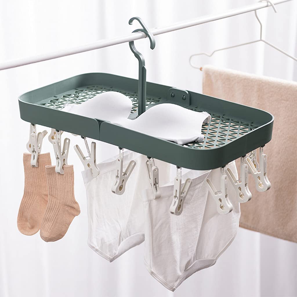 Multi-clip Stendino Appendiabiti Lavanderia Mollette Calzino Biancheria Biancheria Intima Lavaggio
