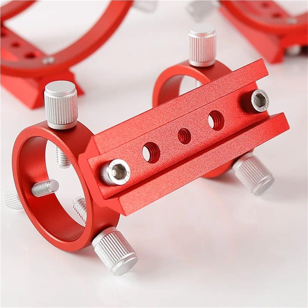 Accessoires pour télescopes Guide de télescope à queue d'aronde 90 mm, plaque de base rouge 68/80/90/102 mm, anneau de mise au point, chercheur, lunette, accessoire d'astronomie Oculaire pour télescop