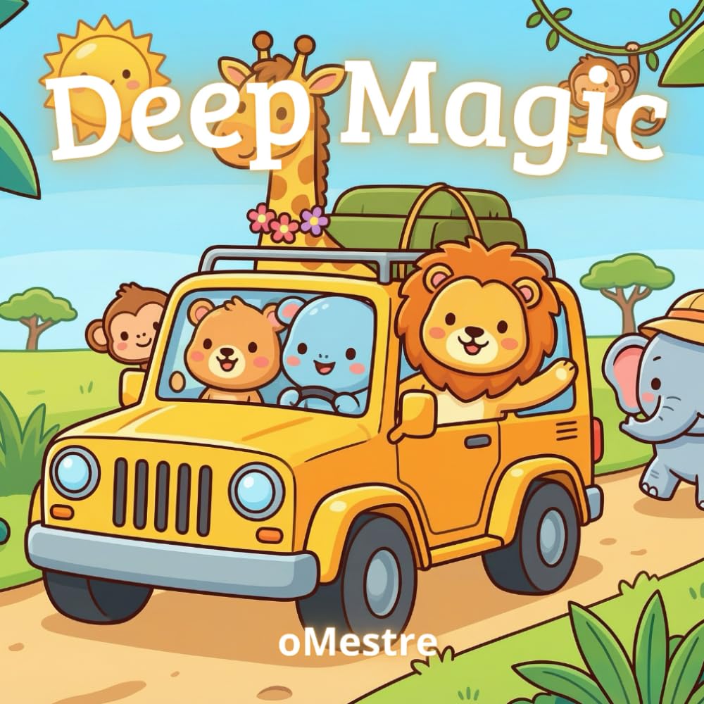 Deep Magic: Livro de Colorir e Aventuras na Selva