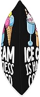 Vista 2 de Ice Cream Frozen Scoop Apparel Cojín de comida dulce, 16 x 16 pulgadas, multicolor