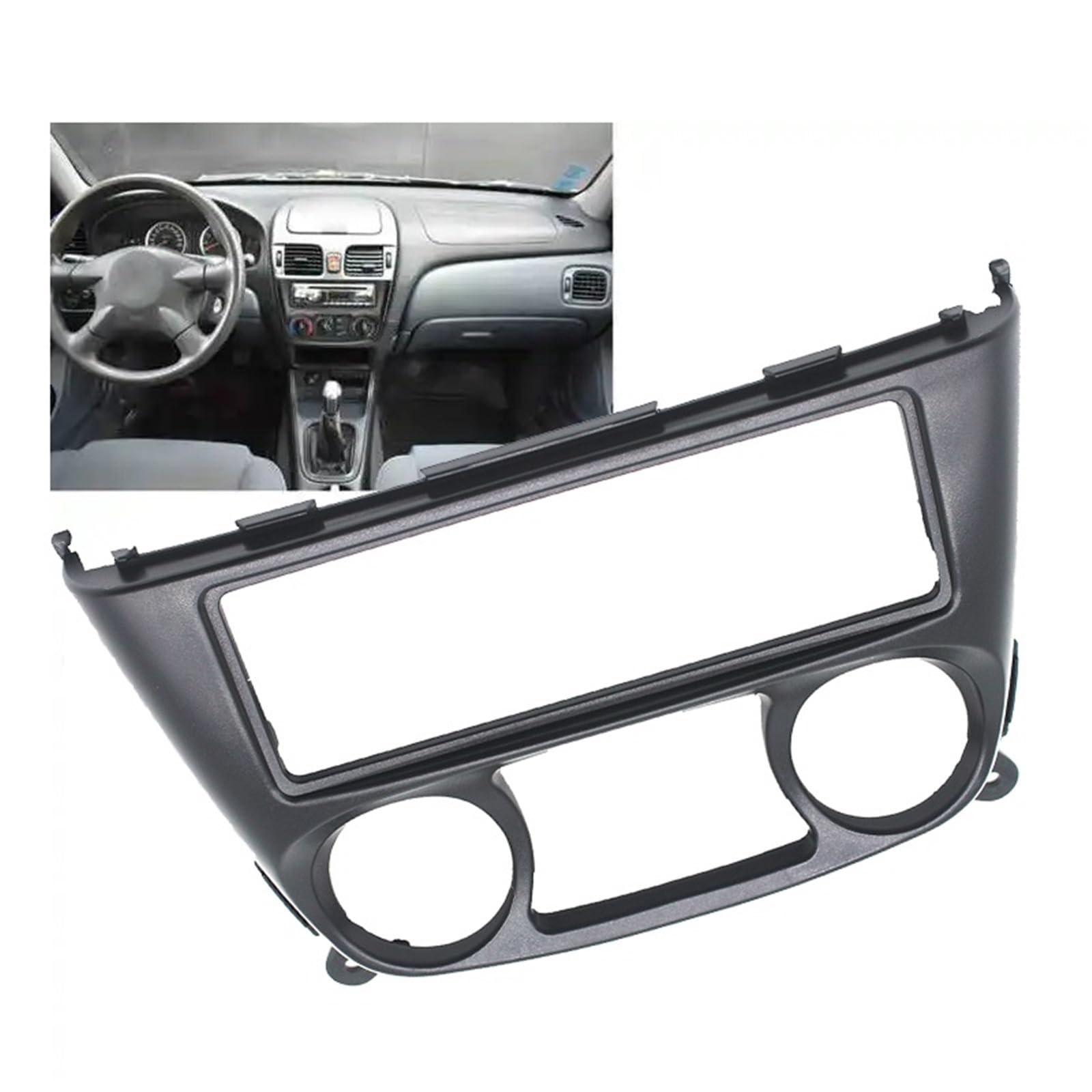Car Stereo Fascia,Fit For Nissan Almera Sentra,for 1DIN | 2000-2006 Radio ABS Navigation Trim Replacement