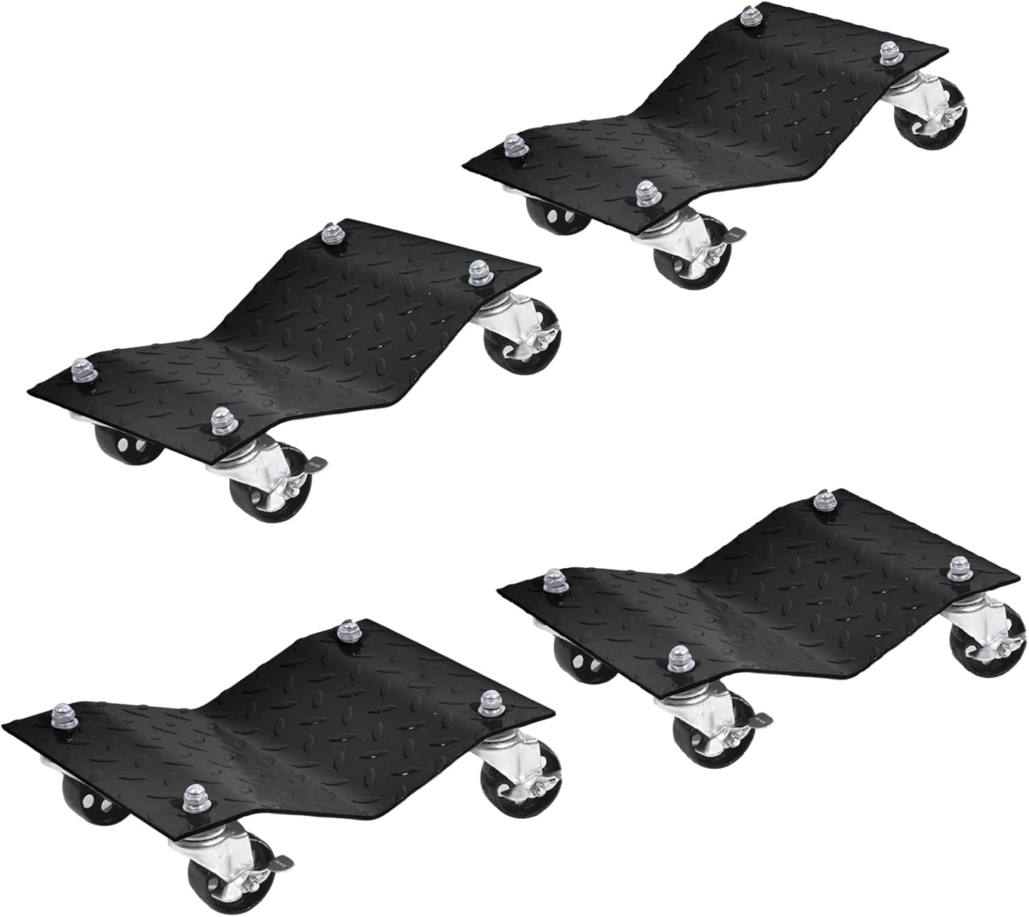 4PCS Wheel Car Dolly,Auto Dolly Standard Tire Skates,Wheel