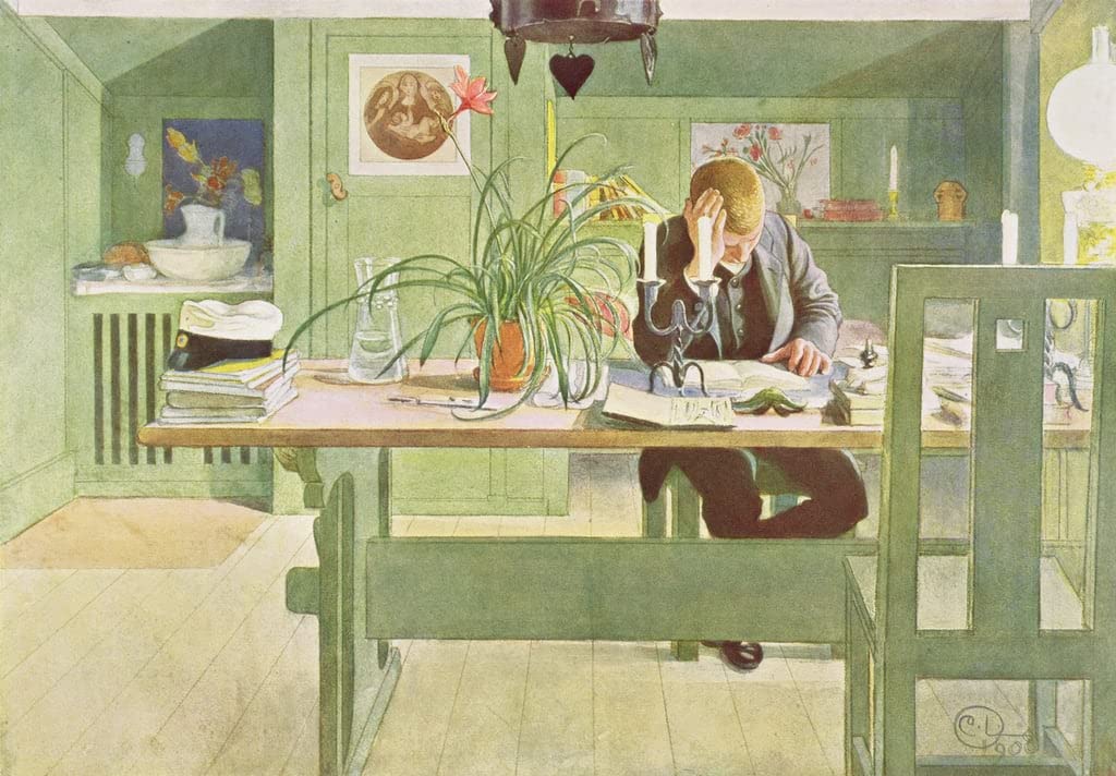 Poster The study room Carl Larsson 50x70 cm SERENDIPITP