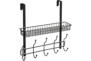 LIANTRAL Over the Door Hooks Organizer: Streamline Your Space with Versatility