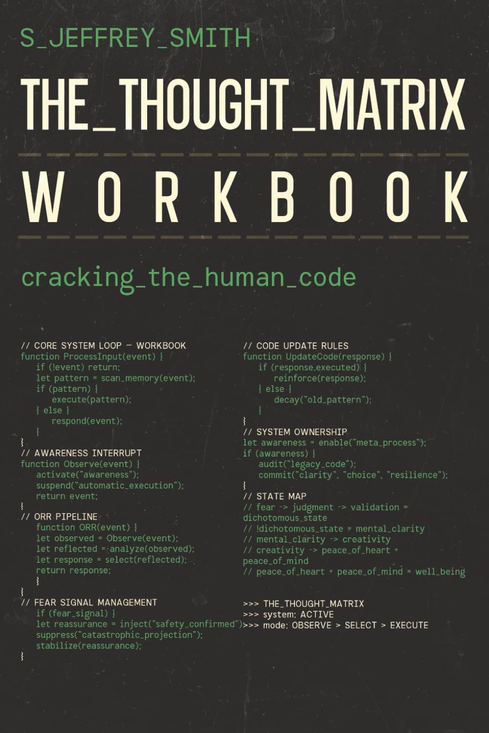 The Thought Matrix Workbook: Cracking the Human Code