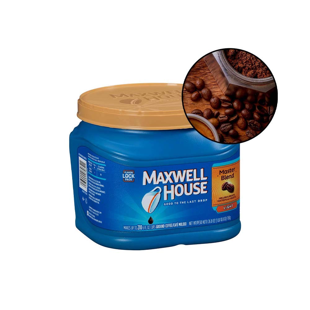 Master Blend Ground Coffee (26.8 oz Canister) (Update Version)