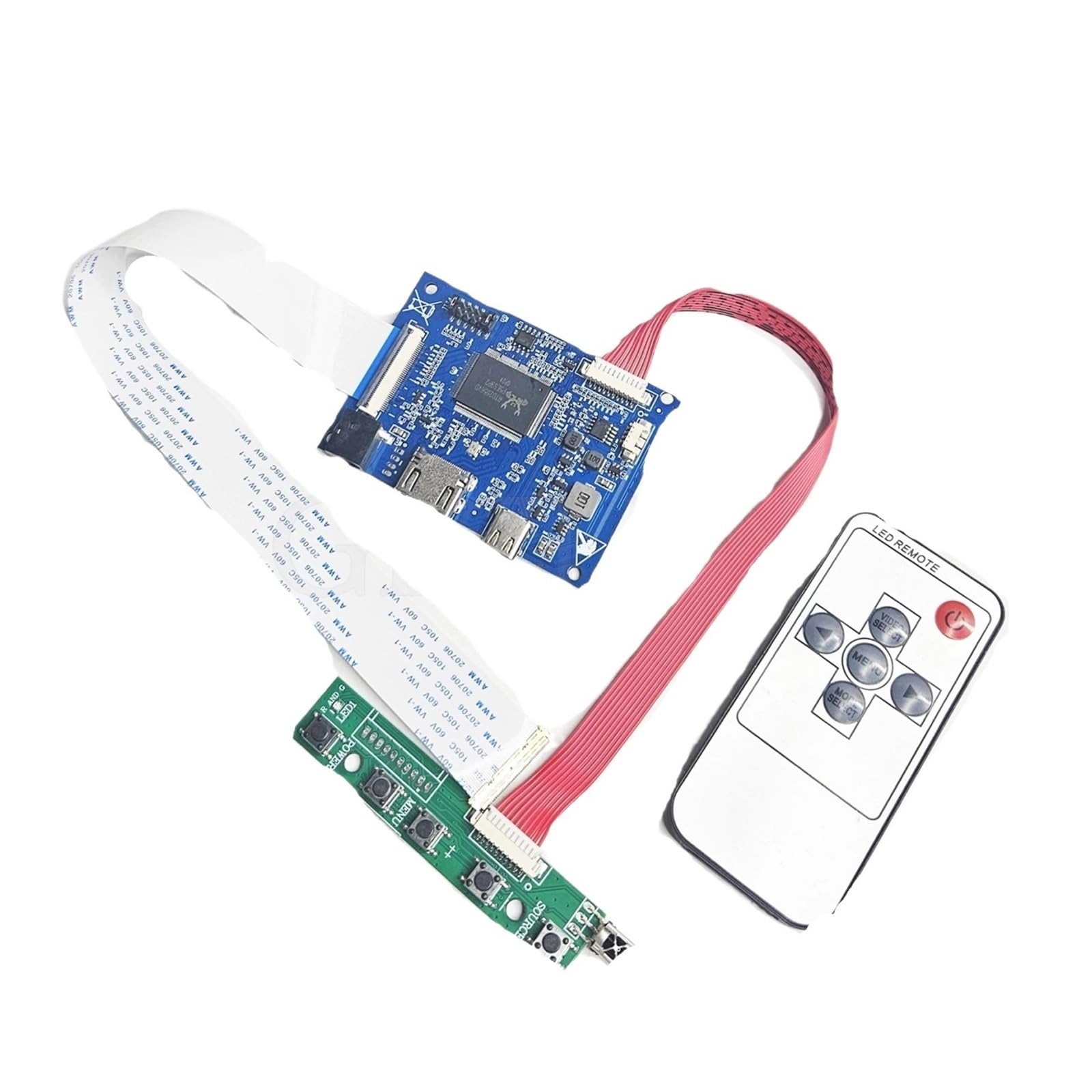 Kit Driver EDP Senza Guida 1920 * 1080 2560 * 1440 2560 1600 EDP 4 Corsie | Scheda controller driver pannello display LCD da 40 pin Ingresso HDMI tipo c