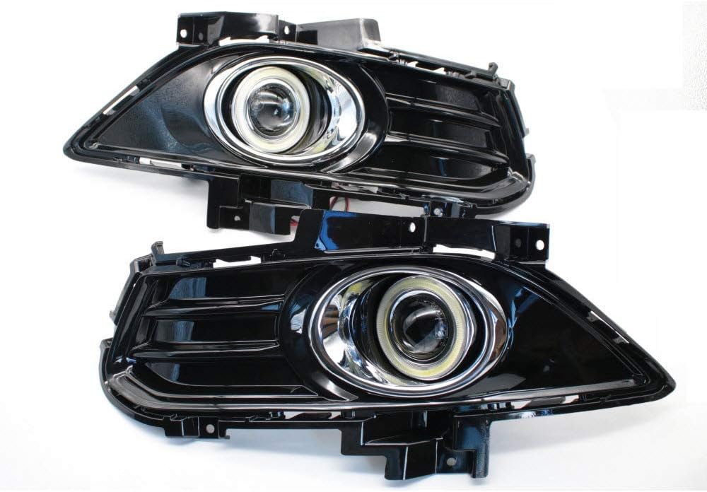Angel Eyes LED DRL H11 55W Halogen Bulbs Fog Lights for Ford Fusion 2013 2014 2015 2016