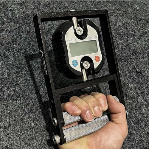 Misuratore di forza della presa della mano, dinamometro digitale per allenamento e riabilitazione, regolabile per fitness e palestra