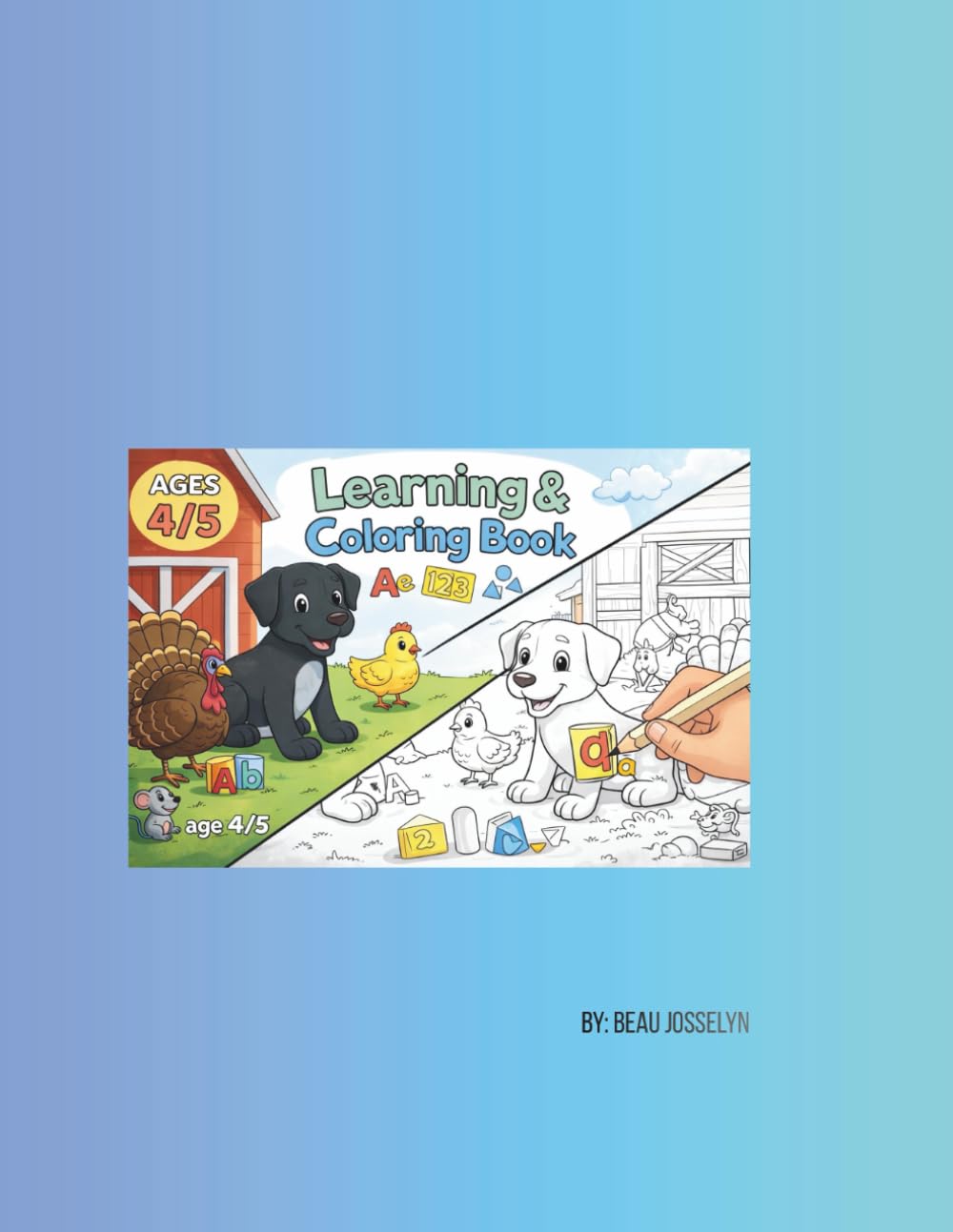 Learning Coloring Book: A Lala & Landon Neighborhood Coloring Book For Ages 4-5