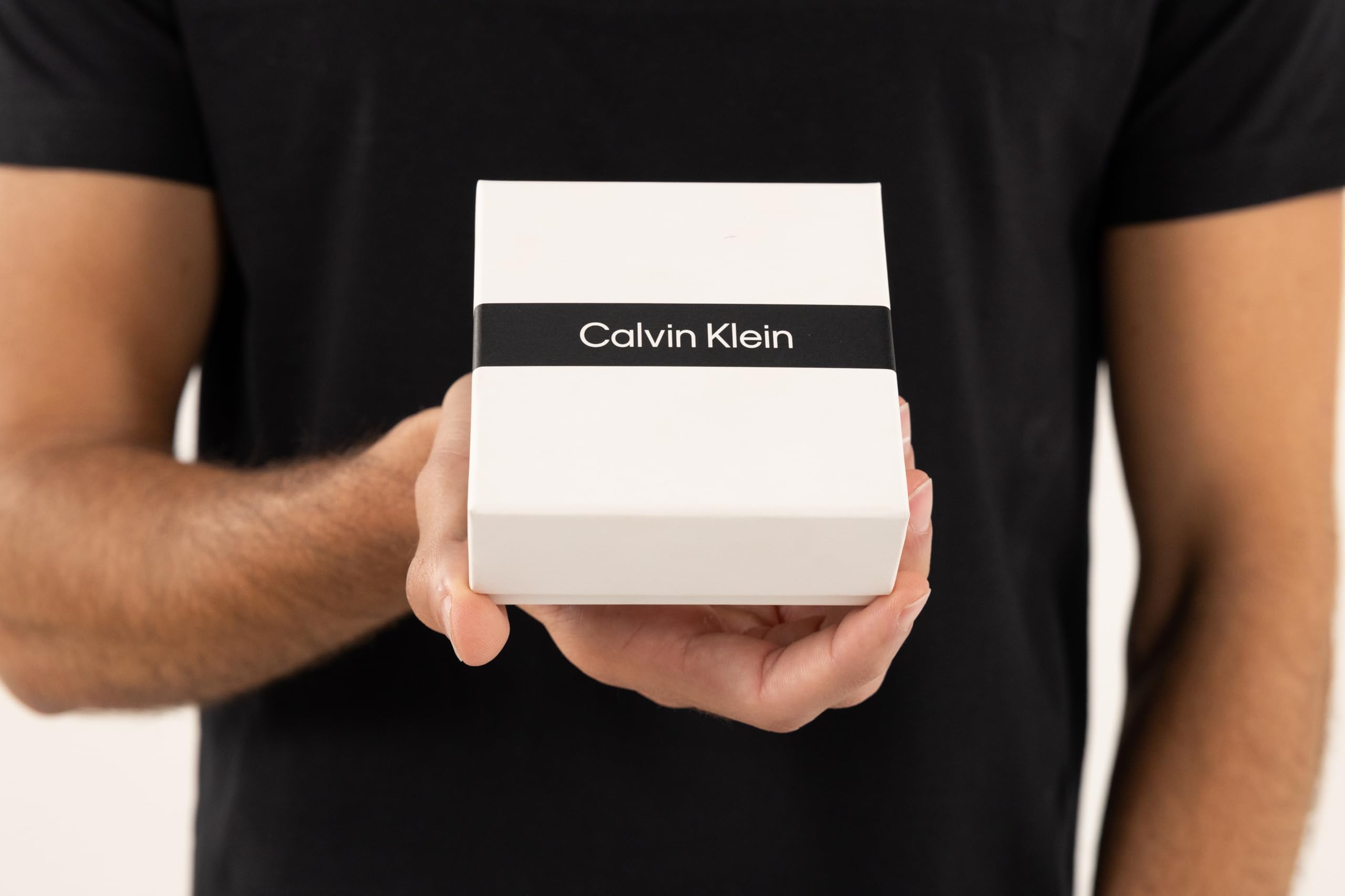 Calvin Klein Męska bransoletka z kolekcji INDUSTRIAL FACETS z podwójnie owiniętą plecioną zieloną skórą - 35100043, Jeden rozmiar, Skóra, Bez kamieni szlachetnych