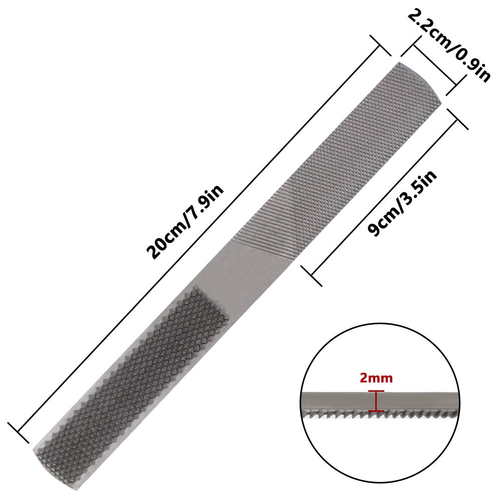 High Carbon Steel File Set With Wooden Handles Ras... – Vicedeal