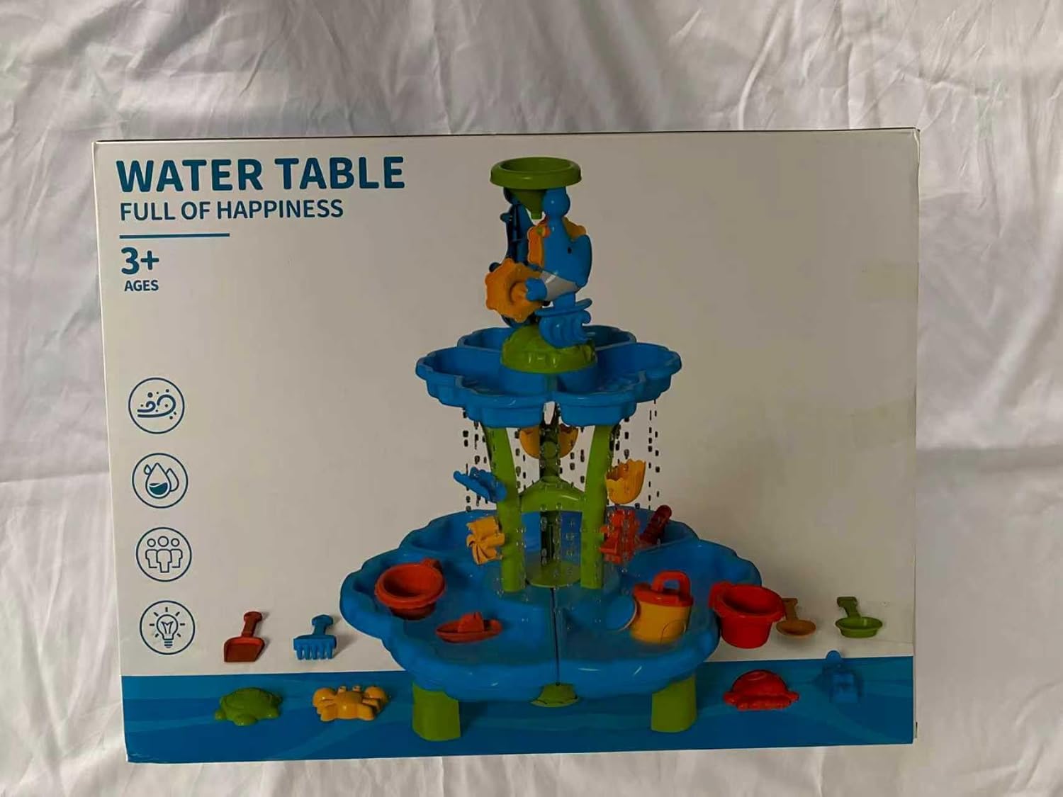 Three-layer sand water table + elephant pump