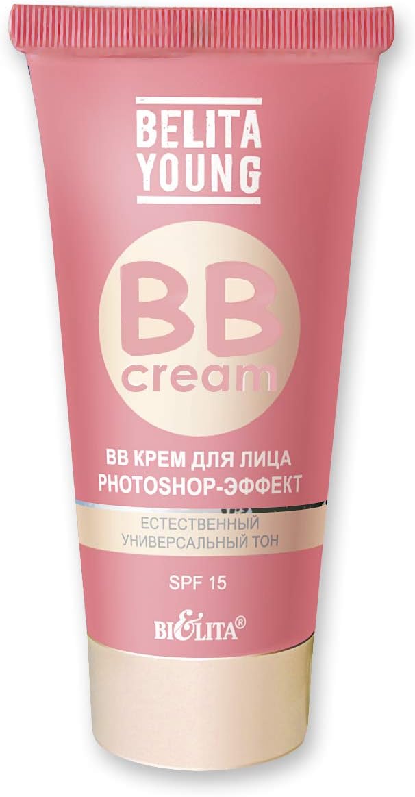 & Vitex Young Line Photoshop-Effect BB Face Cream SPF 15, for All Skin Types, 30 ml with Australian Berries & Rosemary Extracts