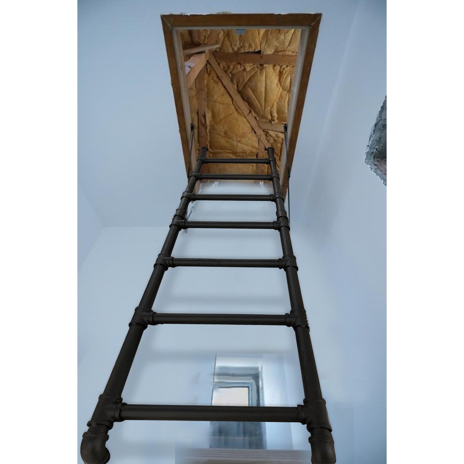 Escalera de escape de incendios para áticos, literas y autocaravanas con soporte de 150 kg