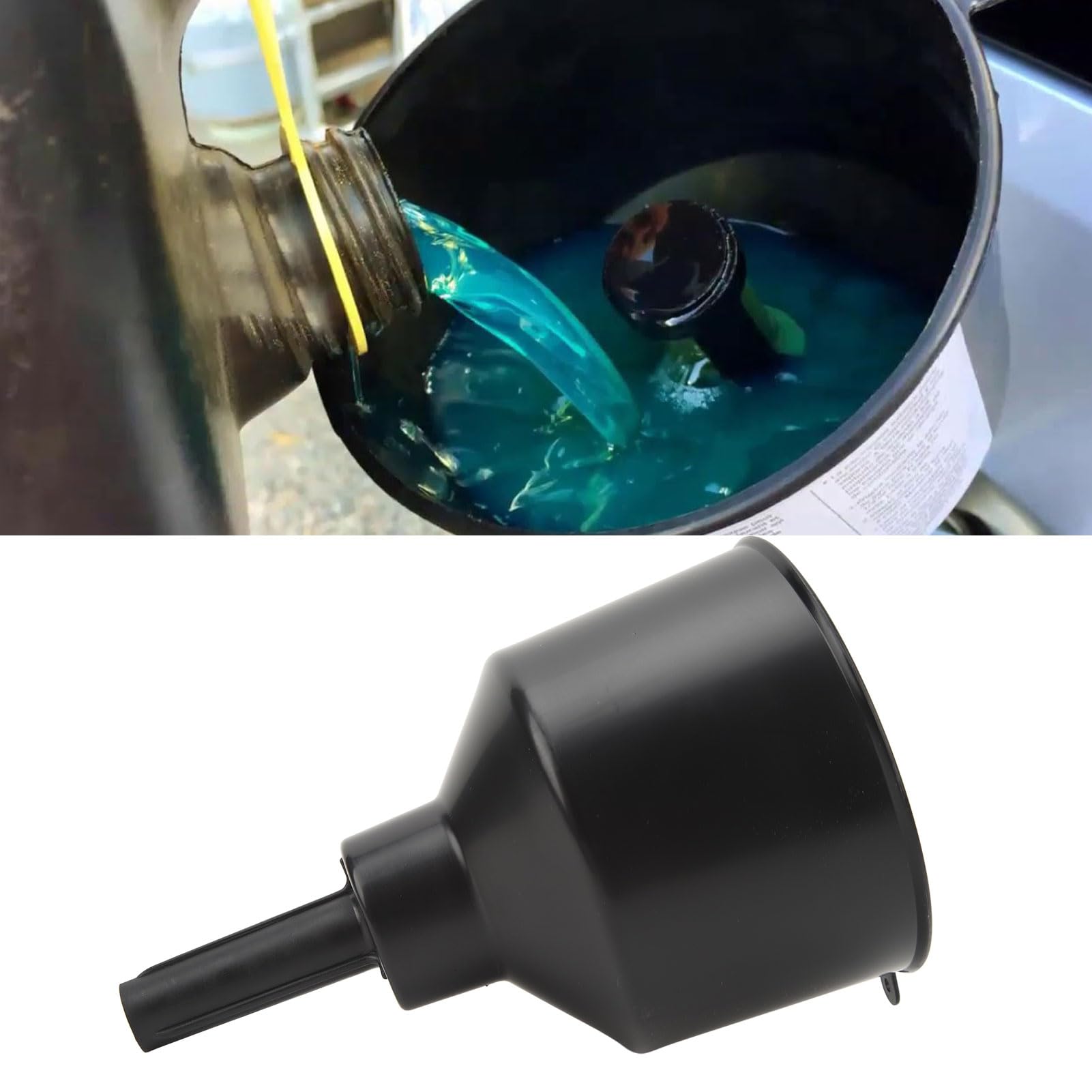 Entonnoir Filtre à Carburant AF8CB - Polypropylène Robuste, Débit 5 Gal/min - Parfait Pour Essence, Diesel, Kérosène - Nettoyage Moteur, Tondeuse, Générateur, Bateau - 11