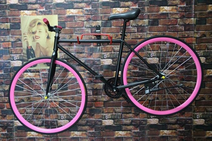 Soporte de pared para bicicleta Dirza 2 pack plegable miniatura 4