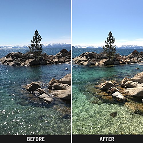 Filtro polarizzatore per camere e obiettivi con filettatura da 52 mm