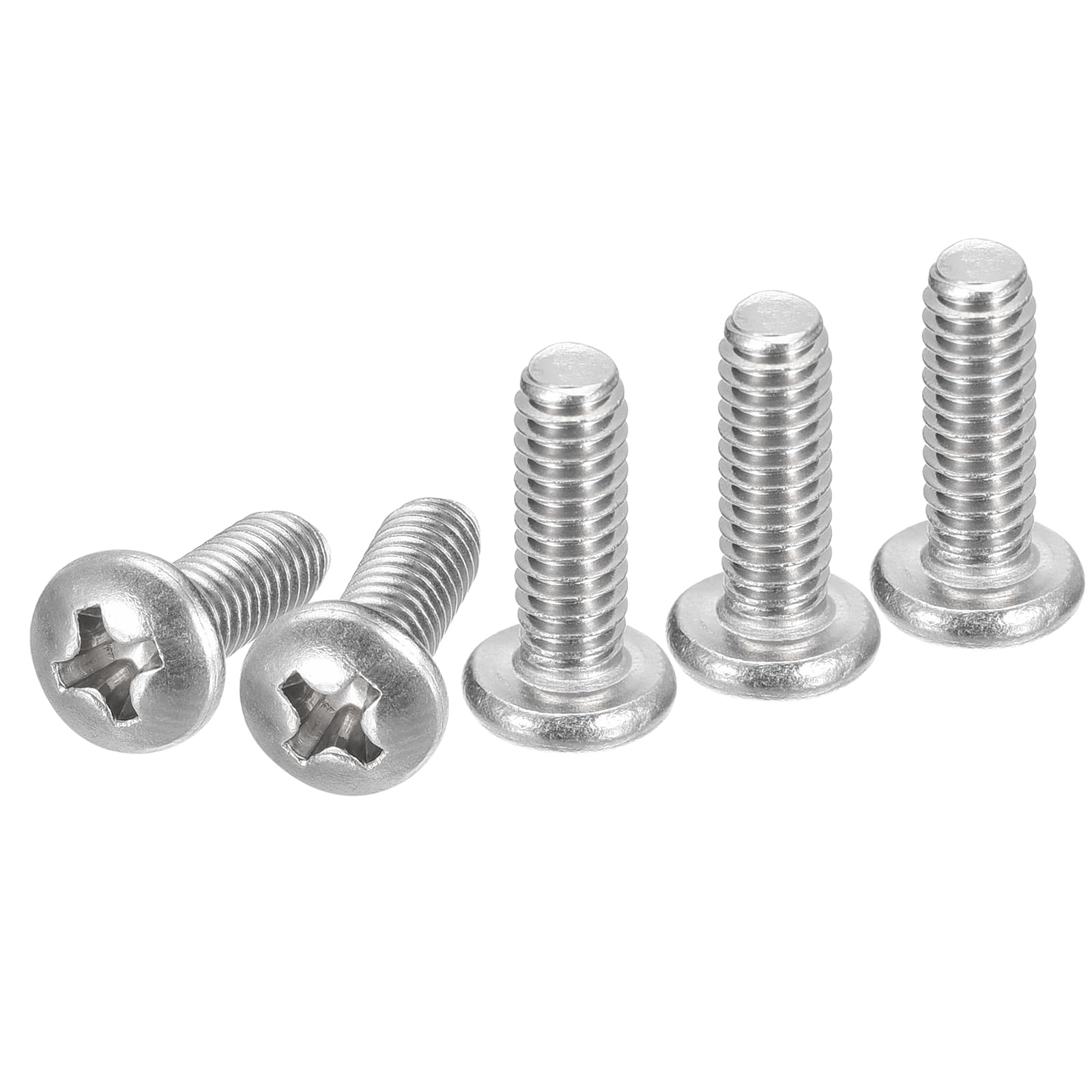 Stainless Steel Machine Screws - 100 Pack #4-40 -20