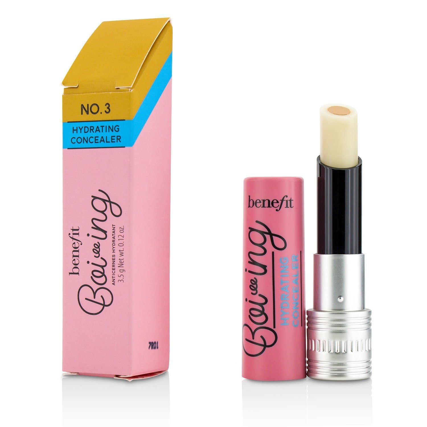 Benefit Cosmetics Boi-ing Hydrating Concealer No. 3 in Medium 0.12 OZ