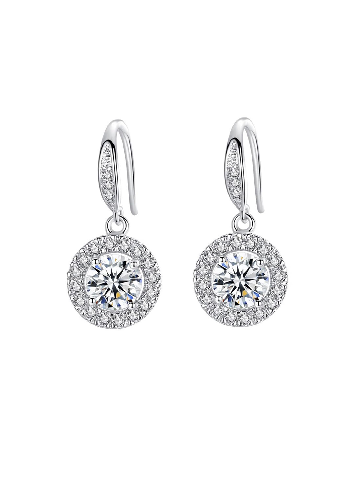 Yellow Chimes Drop Earrings for Women Fashion White Crystal Earrings for Girls | Circle Shaped Rhodium Plated Drop Earrings | Birthday Gift for Girls & Women Anniversary Gift for Wife (B07WZZ8L1B) Amazon Price History, Amazon Price Tracker