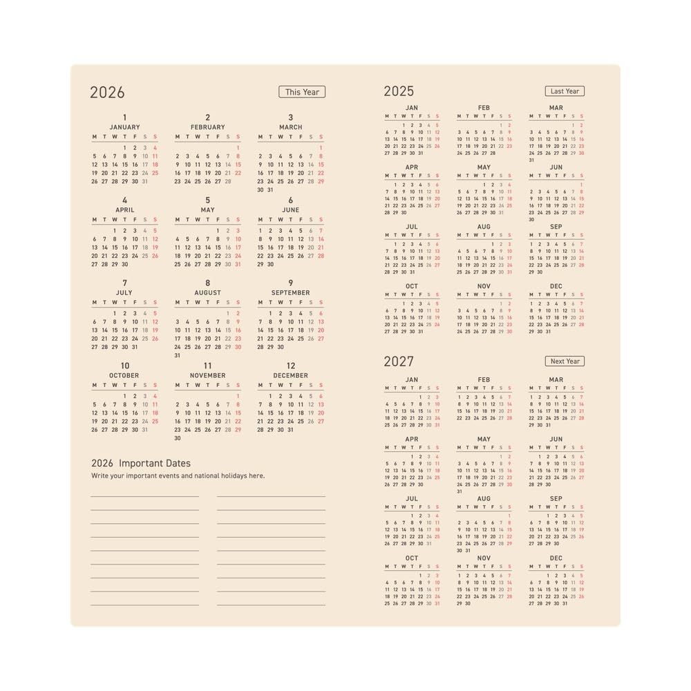 Hobonichi Techo 2026 Semaines - Moomin : À la Salle de Danse en Plein Air (Anglais, Grand & Mince, Début Janvier)