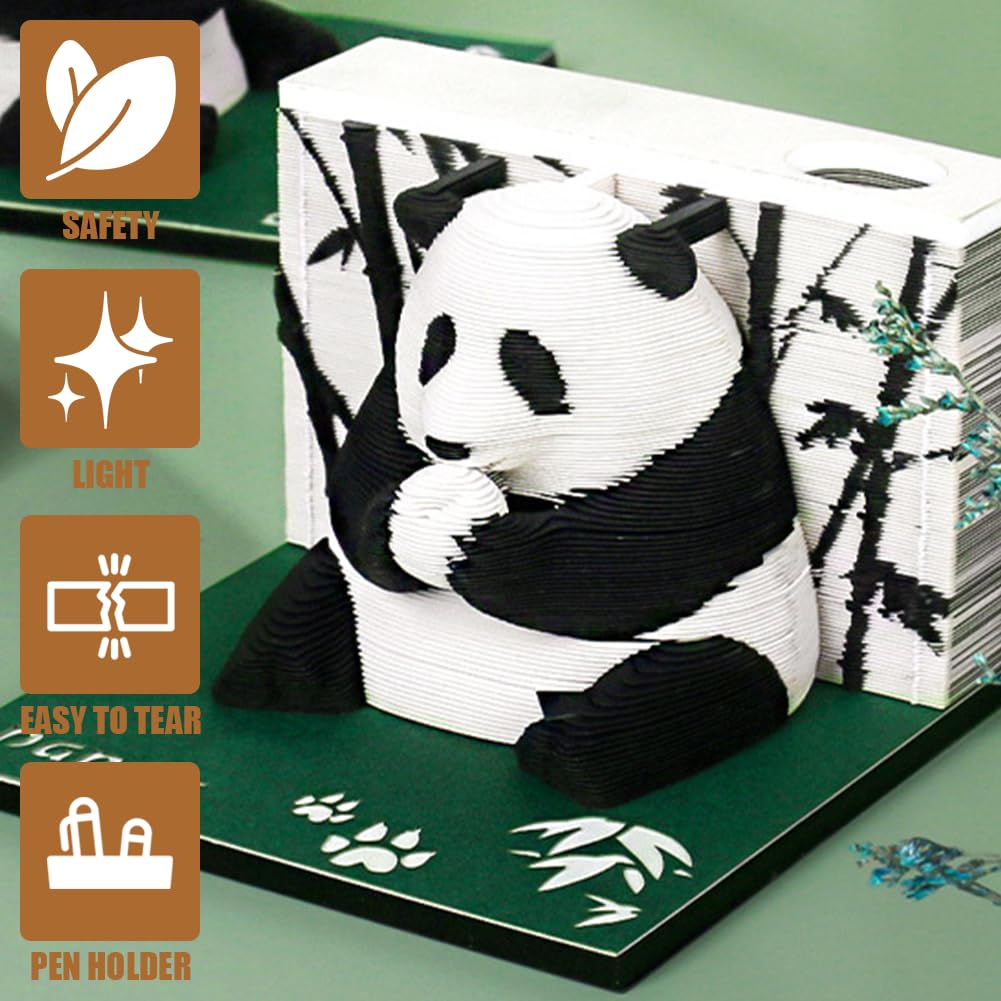 Calendrier 3D 2026, Bloc-notes D'art 3D, Décoration De Bureau